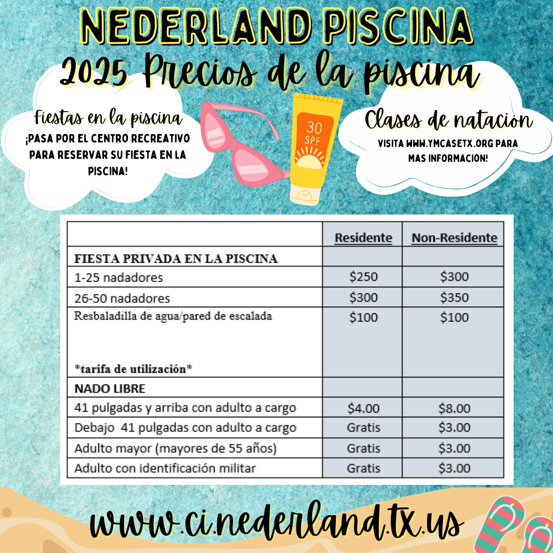 2025 pool pricing spanish